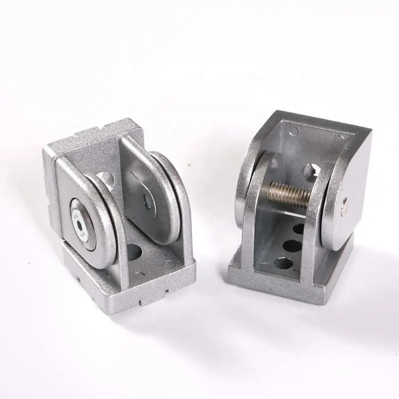 Hot Sale Adjustable Universal Corner Connector Square Swivel Pivot Joint For 4545 Series Aluminum Extrusion Profile