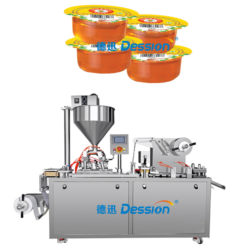 Automatic Honey Blister Packaging Machine liquid Ketchup Paste Chocolate Jam Honey Blister Packing Machine