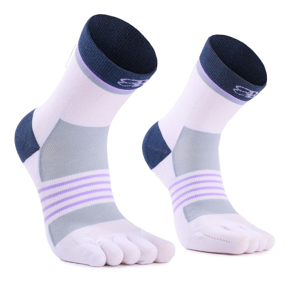 Wholesale Custom Men's And Women Sports socks No-show Black 5 Toe Socks Five Finger Toe Socks