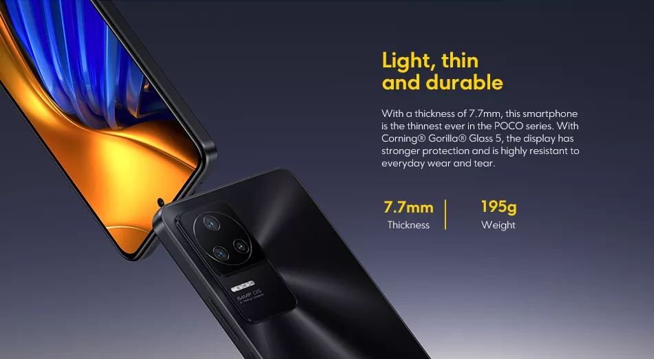 NEW Original Global Version POCO F4 5G Smartphone 128GB/256GB  Octa Core 120Hz AMOLED Dot Display 64MP Camera OIS 67W Charging