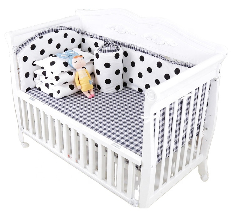 baby crib bed bumper summer Corner Side Barrier Guard for Kids baby bed crib bumper custom