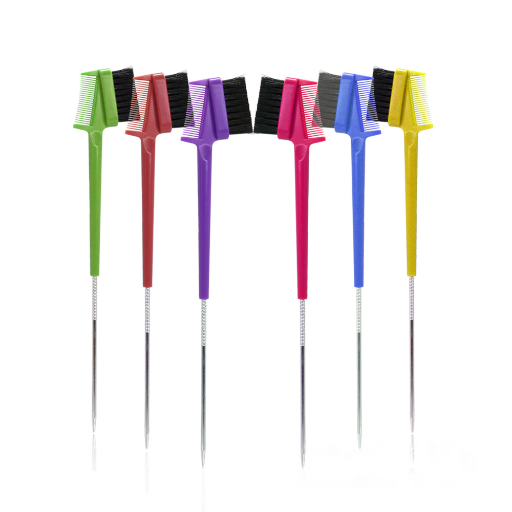 2020 Hot Selling Wholesale 3 In 1 Mini Custom Control Hair Edge Brush And Comb Double