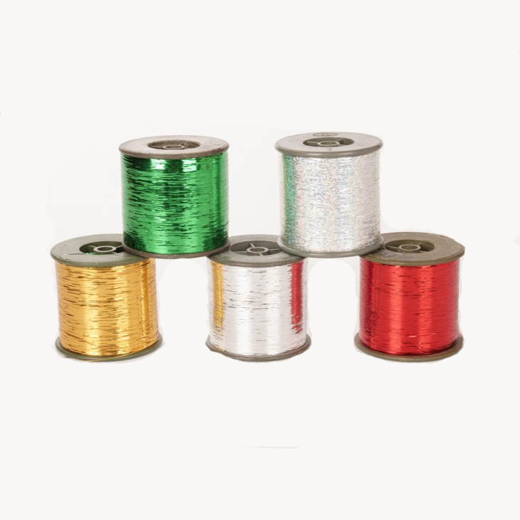 Golden Metallic Yarn Cone Metallic Thread Embroidery Metallic Yarn
