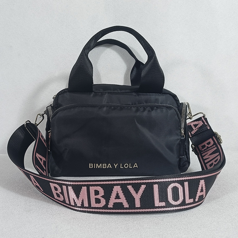 BIMBA Y LOLA 2020 Summer New Fashion Women's Bag Nylon Single-Shoulder Handbag with Zipper Closure Factory Direct