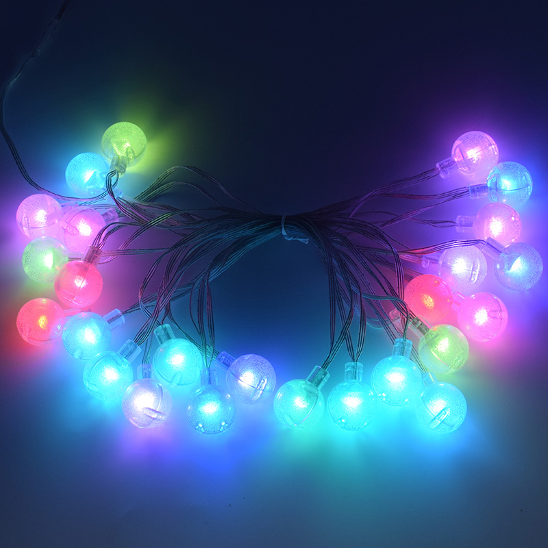 Color Changing String Lights Plug-in LED Pendant Decorative Fairy Lights with Remote Waterproof Outdoor Lights String for Patio