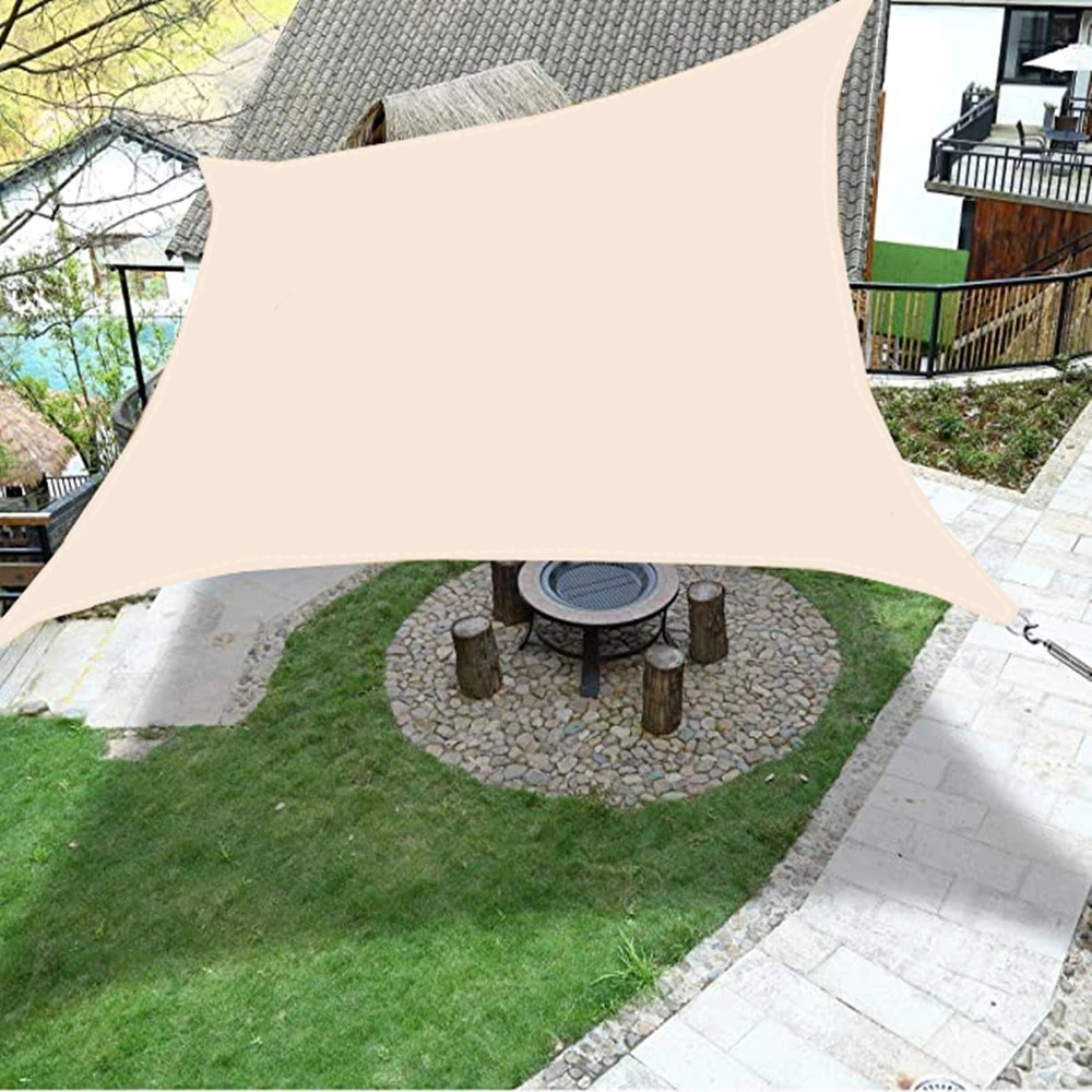 2021 300DWaterproof SunShade Sail Outdoor Rectangle Shade Sail Garden Terrace Canopy Swimming Yard Sail Beach Car Awning