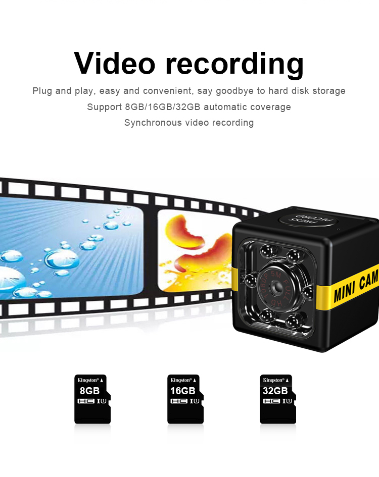 FX01 1080P HD camera aerial photography home security sports camera factory direct sales FX01 camera