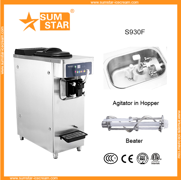 PASMO S930F дешевый мягкий воздушный насос машина для производства мороженого