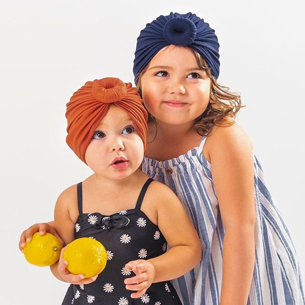 2021 Fashion New Arrived High Quality Kids Baby Headband Hair Accessories, Cotton rayon Soft Knot Oversize Baby Turban Headband