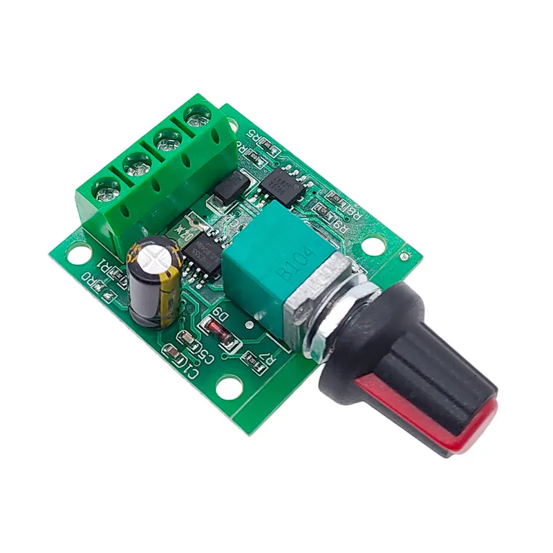Mini Pwm Dc Motor Speed Control Switch Controller Dc 1.8v 3v 5v 6v 12v 2a Pwm Adjustable 1803bk Motion Controller