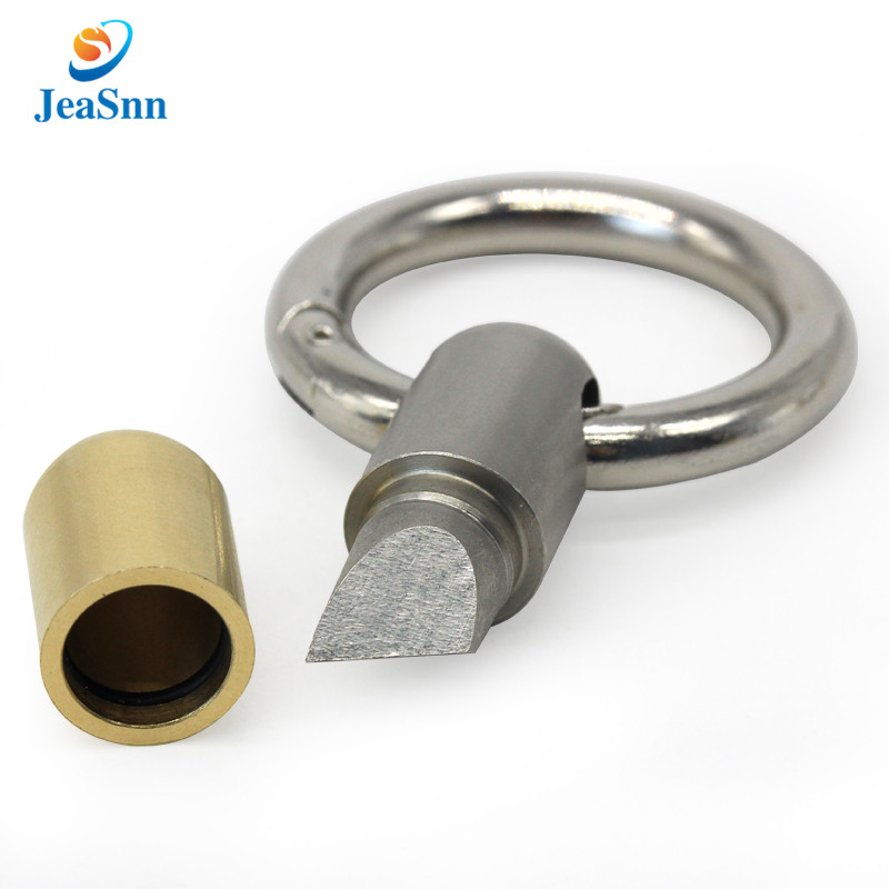 Keychain ring stainless steel brass miniature cutting tool portable capsule cutter