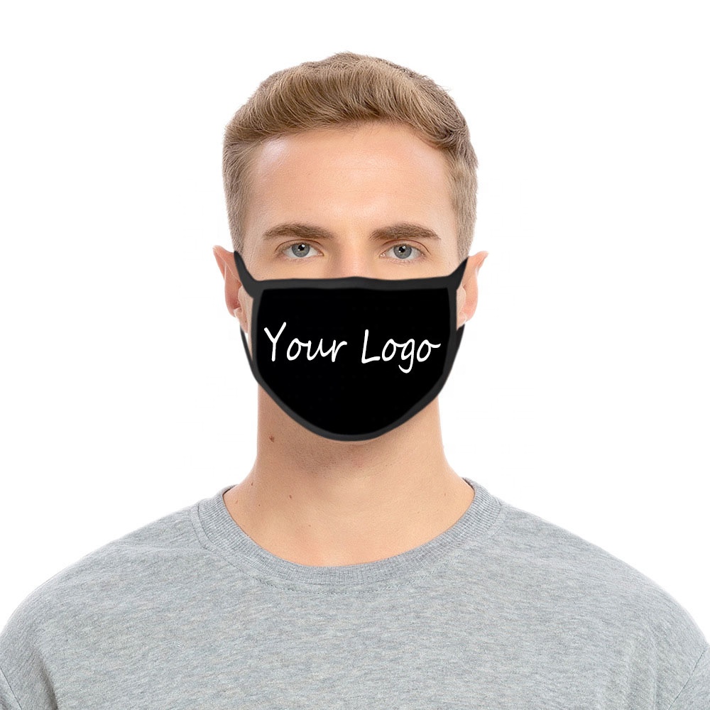 OEM Custom Design Wholesale Washable Cloth Polyester Sunscreen Covers Reusable Breathing Face Fashion Covers for Adult