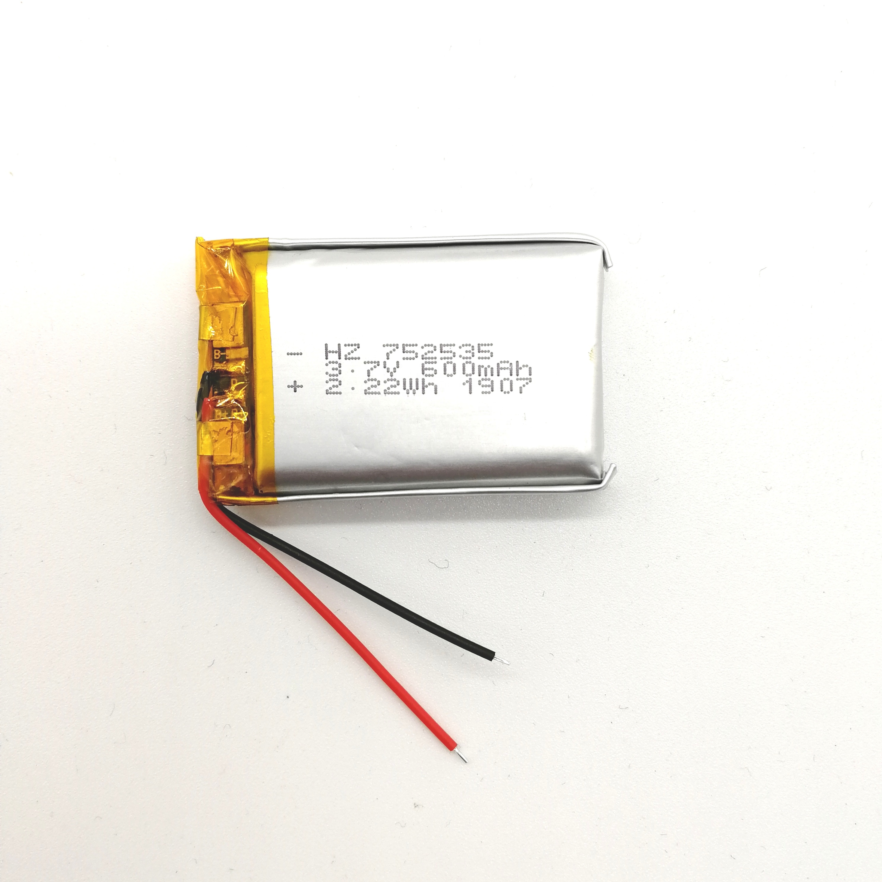 Китай VATS батарея 752535 3,7 V 600mAh аккумуляторная батарея lipo Li-Ion плоская батарея для беспроводной мыши