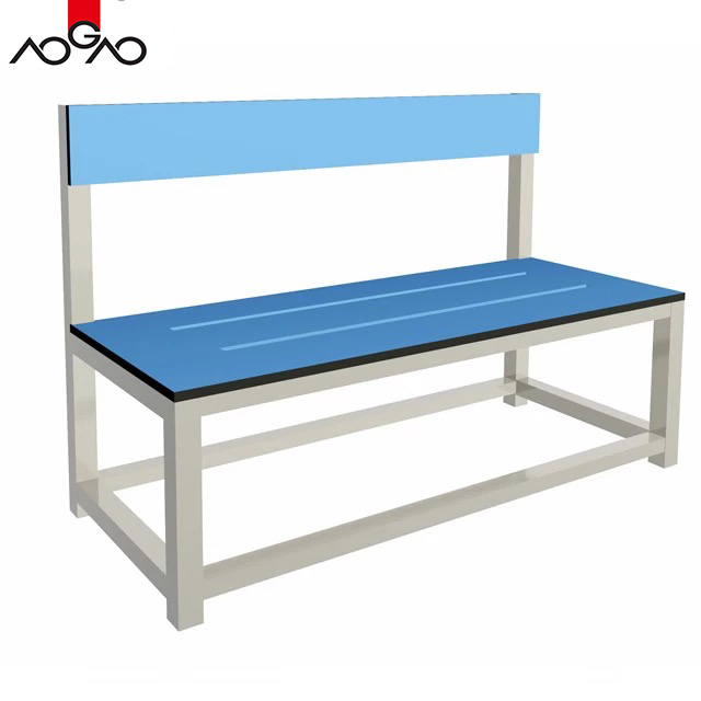 AOGAO compact laminate hpl changing room bench