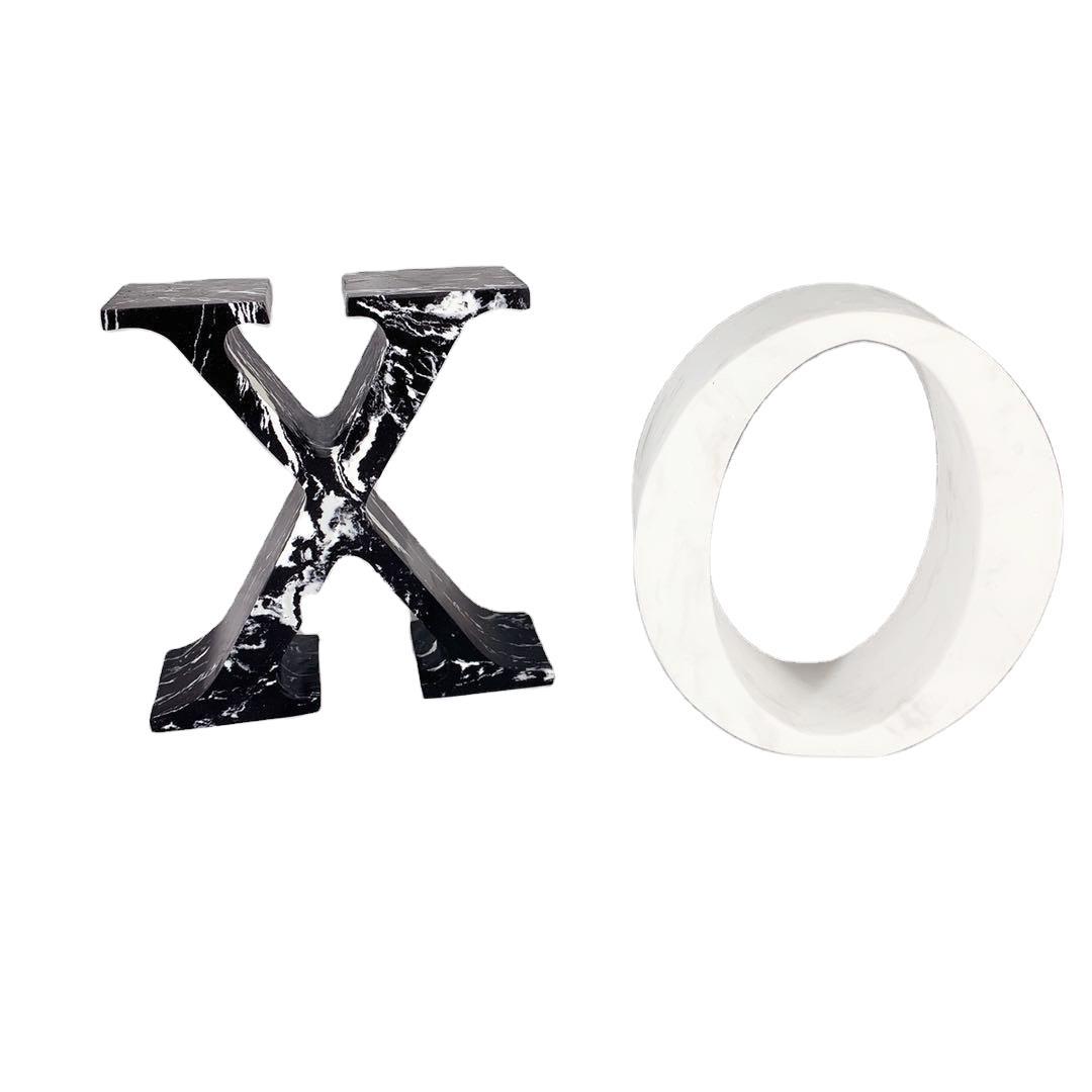 Modern Nordic model room simple marbleXOLetter table decoration furnishings ornaments