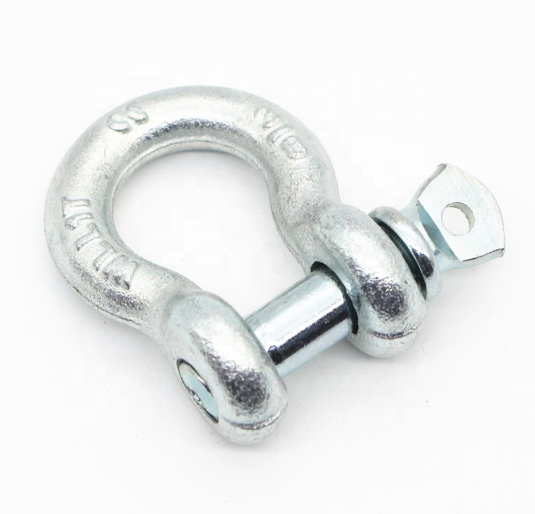 G209 US standard Omega Hot Dip Galvanized high strength Alloy steel lifting anchor screw pin bow Shackles