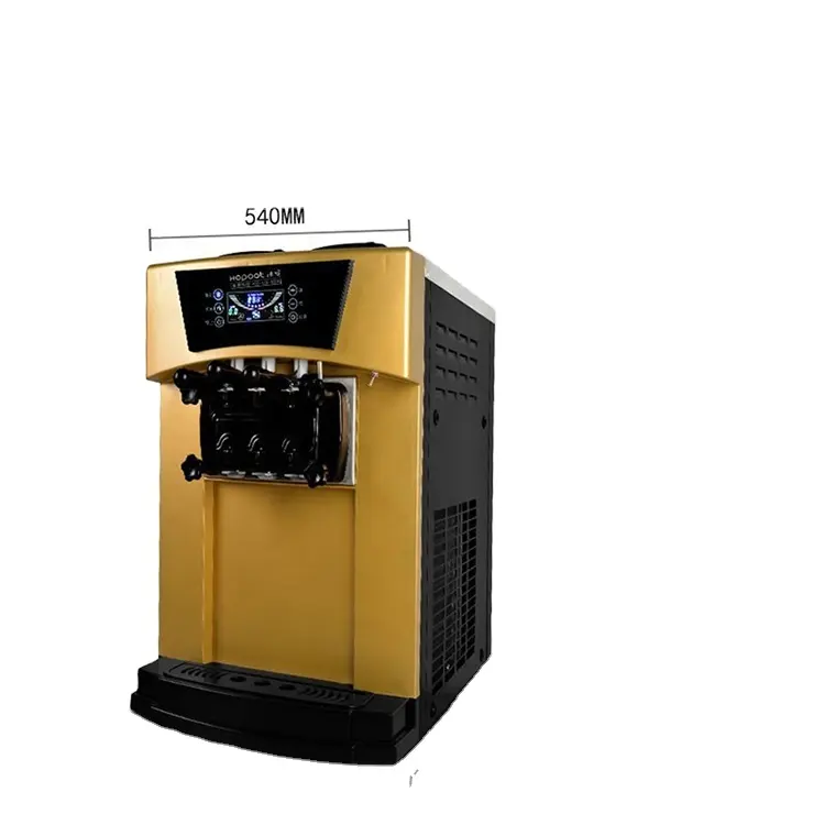 YKF9228T Frozen Yogurt Ice Cream Maker Making Machine Commercial Soft Ice Cream Machine Price 30L/H