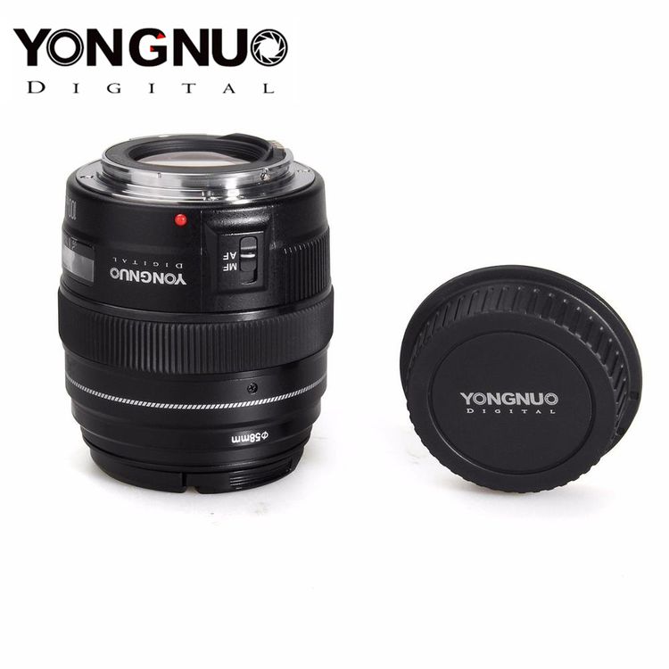 Объектив YONGNUO YN 100 мм F2 с большой диафрагмой Средний телеобъектив для Canon EF крепление 5D IV 1300D T6 760D 1300D