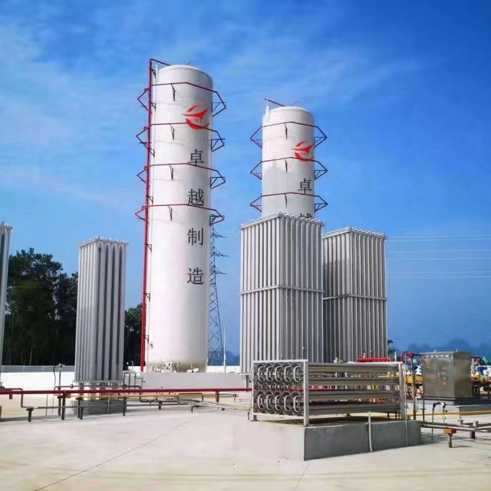 Liquid Nitrogen Cryogenic Storage Tank 20m3 Liquid Nitrogen Used For Manufacturing Plant