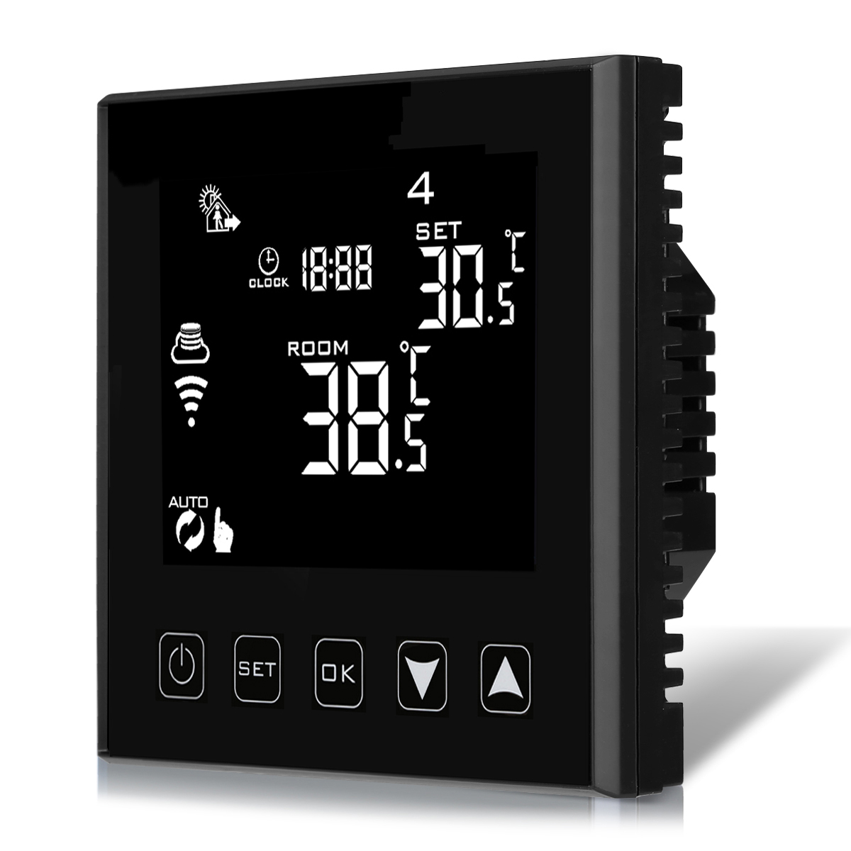 HY603 Wi-Fi отличное качество система отопления пола Сенсорный Экран Smart Digital Black Colot комнатный термостат
