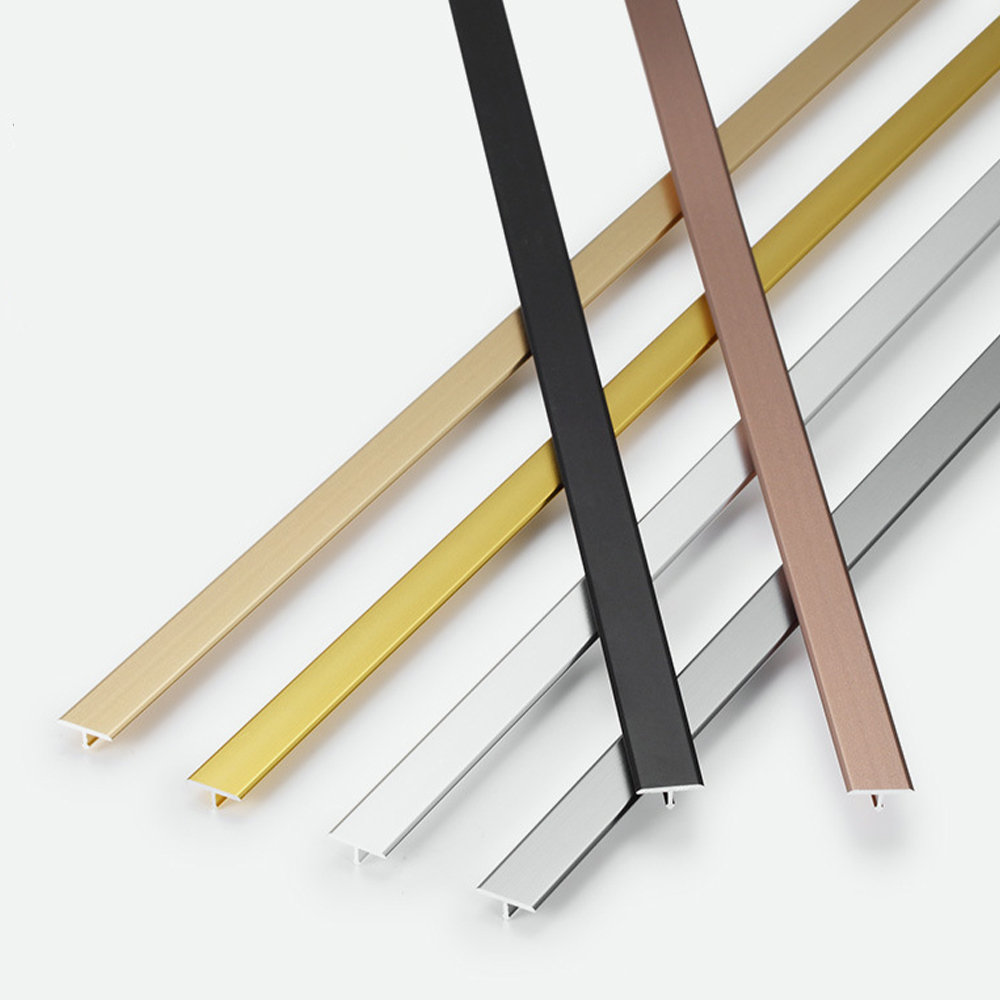 Free sample durable u t shape stair nose ceramic edge copper brass aluminum stainless steel tile trim profile