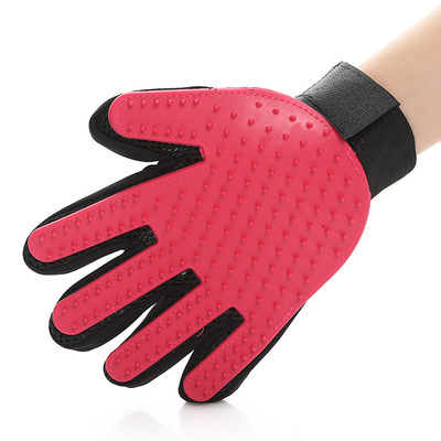 High Quality Pink Hair Clean Beauty Brush Massage Bath To Floating Pet Grooming Glove