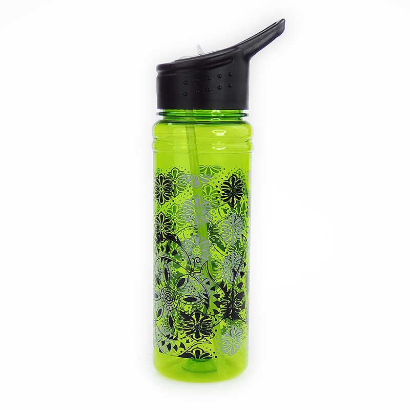 750ml Tritan Cups BPA Free Straw Customized Design Water Plastic Bottle