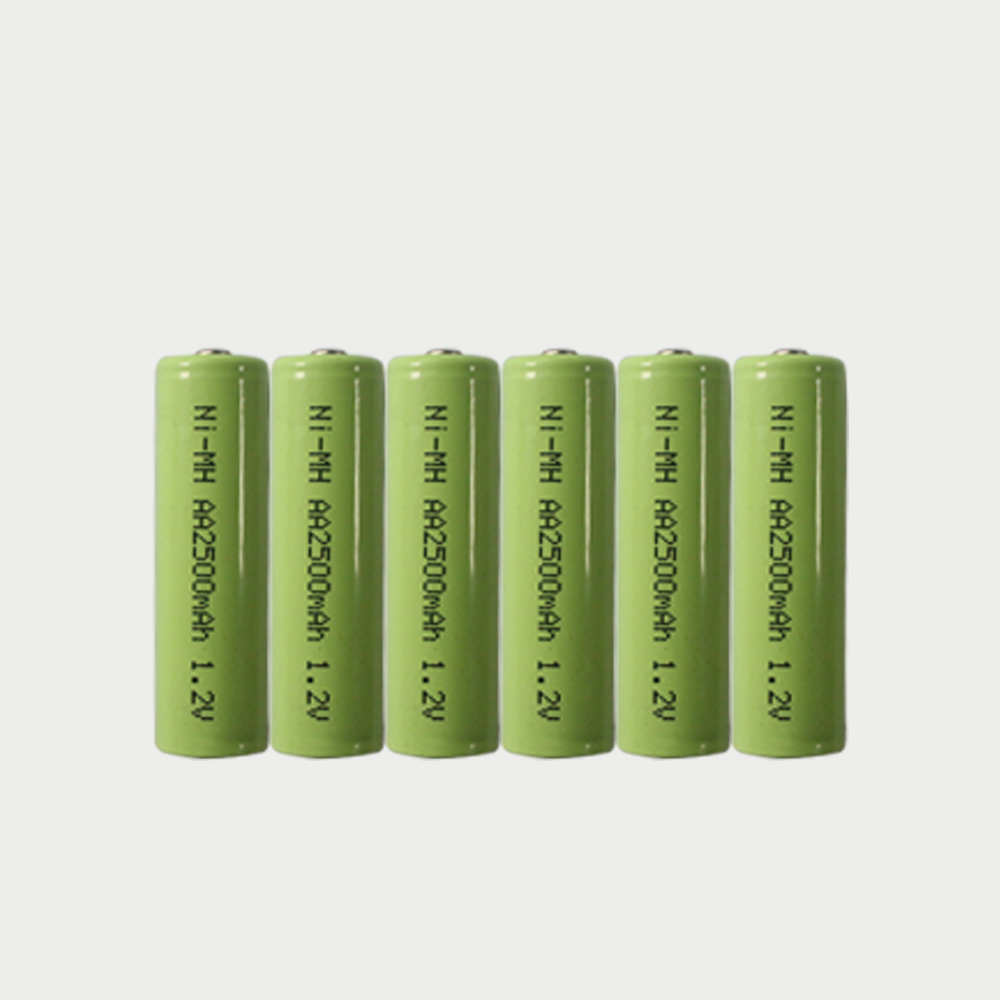 NI-MH rechargeable battery 1.2V AA-size 2500mAh rechargeable Nickel Metal Hydride NIMH battery 2500mah MSDS