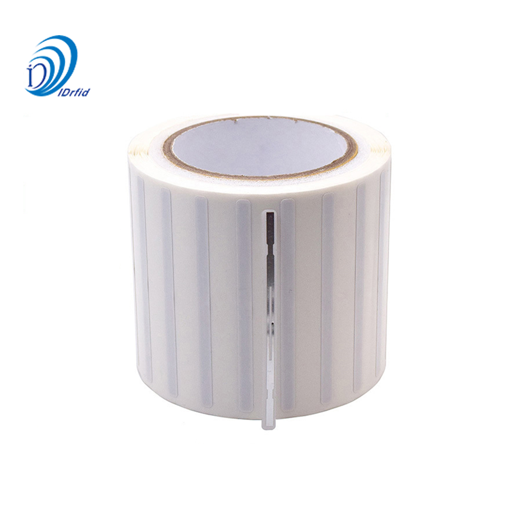 9503 RFID-метка 860-960 МГц, 105*6 мм, двухсторонняя клейкая этикетка UHF RFID для управления библиотекой книг