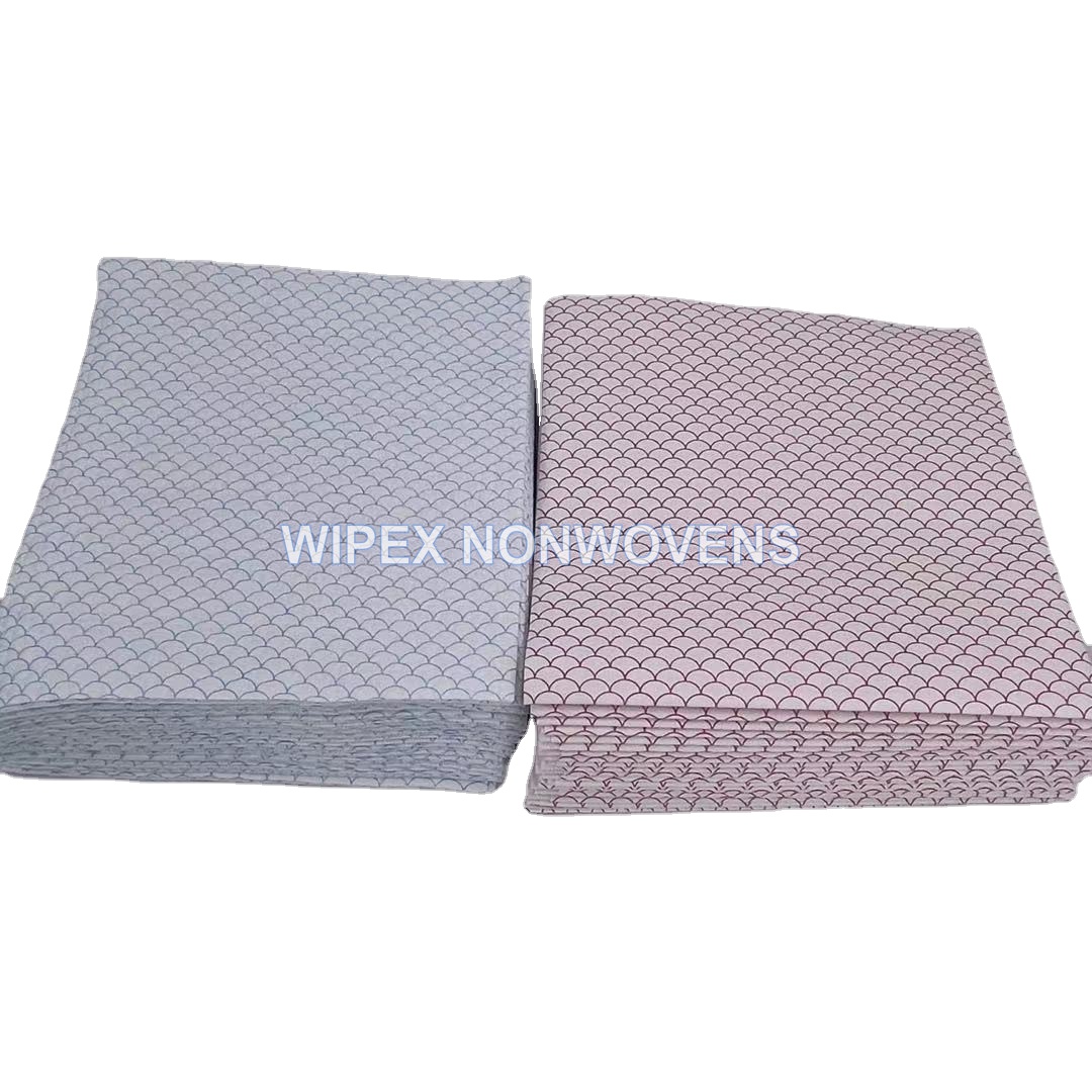Spunlace nonwoven disposable 2021 Hot Sale Cleaning Easy Clean Fish Scale Cleaning Cloth
