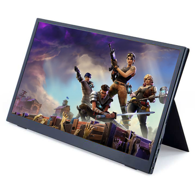 Игровой монитор Full HD 1080P, 15,6 дюйма, портативный монитор с USB Type-C для ноутбука, ПК, мобильного телефона