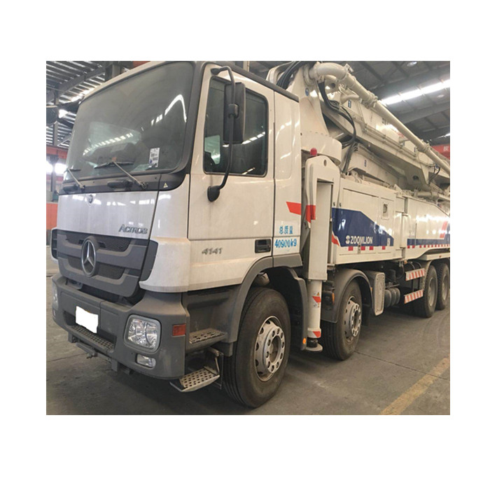 Low working hour used concrete pump 54m for sale concrete pump