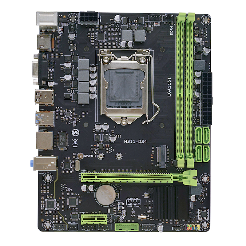 Низкая цена, 6-е 7-е 8-е ядро i7 i5 i3 LGA1151 DDR4 SSD M.2 H110, чипсет, настольная игровая материнская плата для ПК