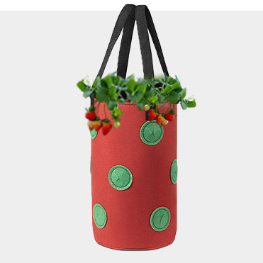 Outdoor Vertical Garden Strawberry Potatoes Hanging Open Vegetable Planting Grow Bag