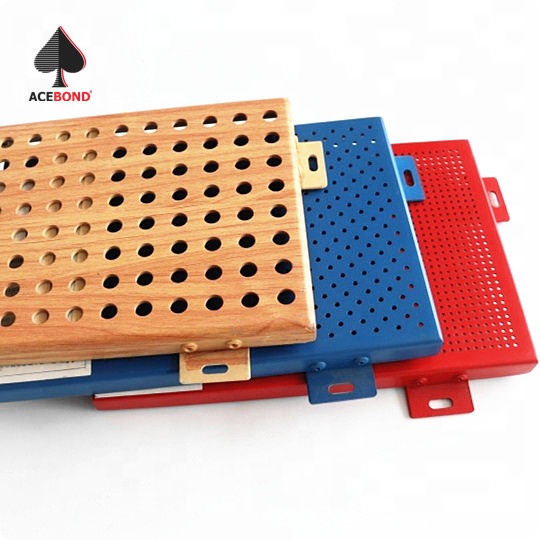 ACEPLATE building material laser cut aluminum panels exterior building facade
