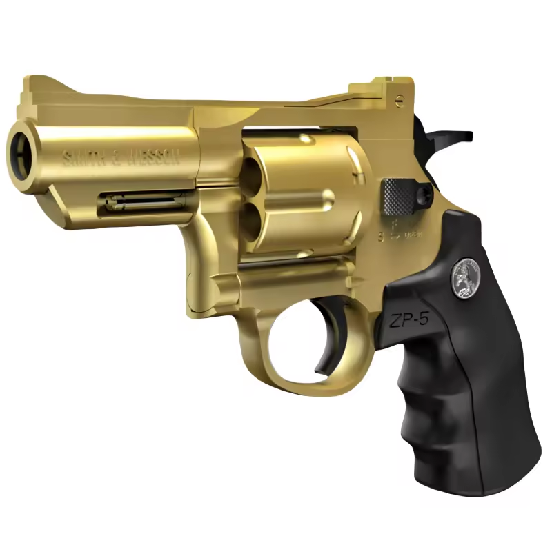 2024 ZP5 Hot high quality manual metal toy pistol alloy metal pistol revolver soft bullet gun toys outdoor fun gun for adults