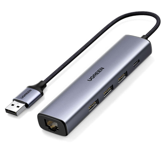 Ugreen Usb Ethernet Usb3.0 Lan 1000 Мбит/с Ethernet-адаптер Usb Rj45 Usb Hub для ноутбука Xiaomi Mi Box S Gigabit Ethernet сетевой карты