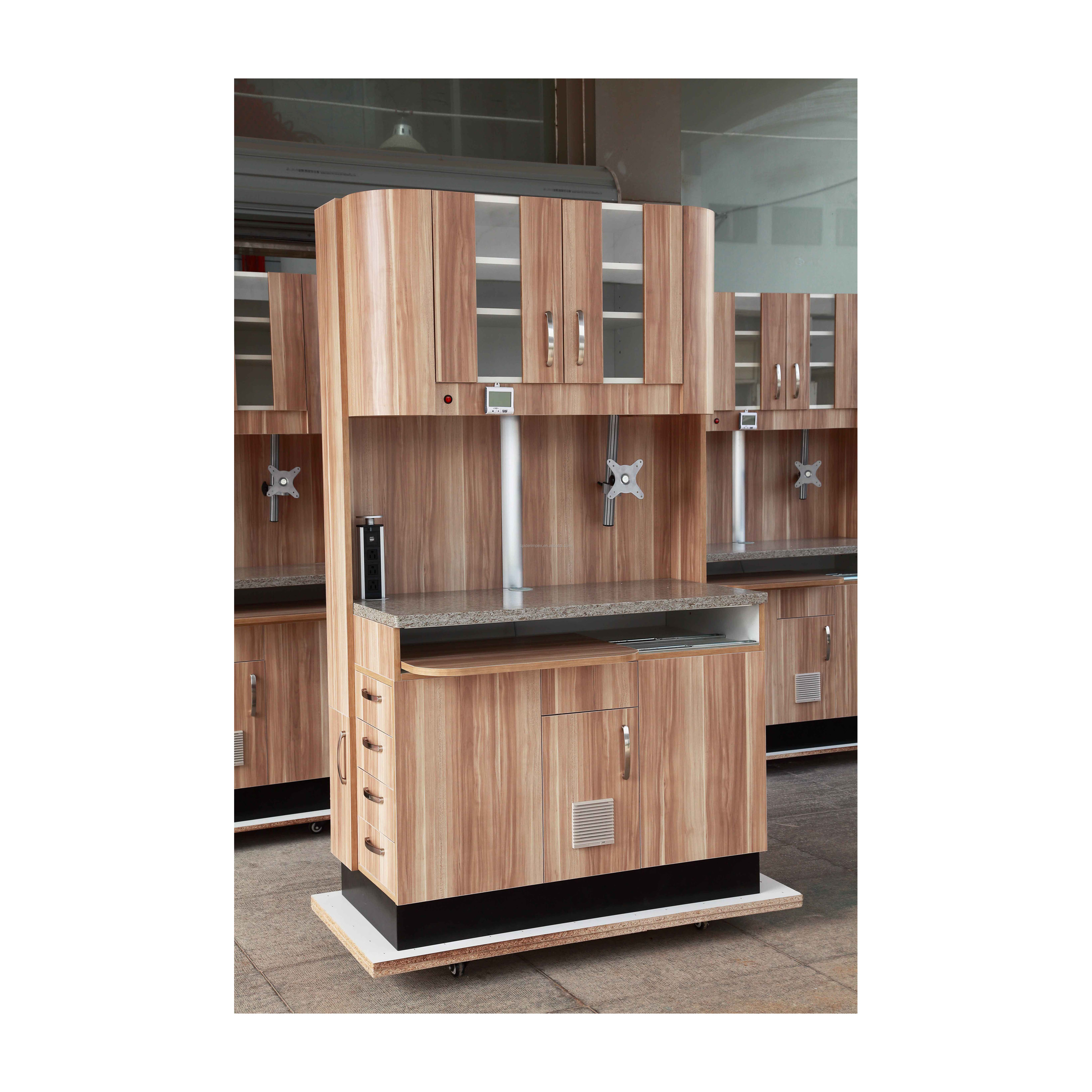 Custom Clinic Medical Office Multi Drawer Patient File Bed Side Dentist Furniture Cabinets