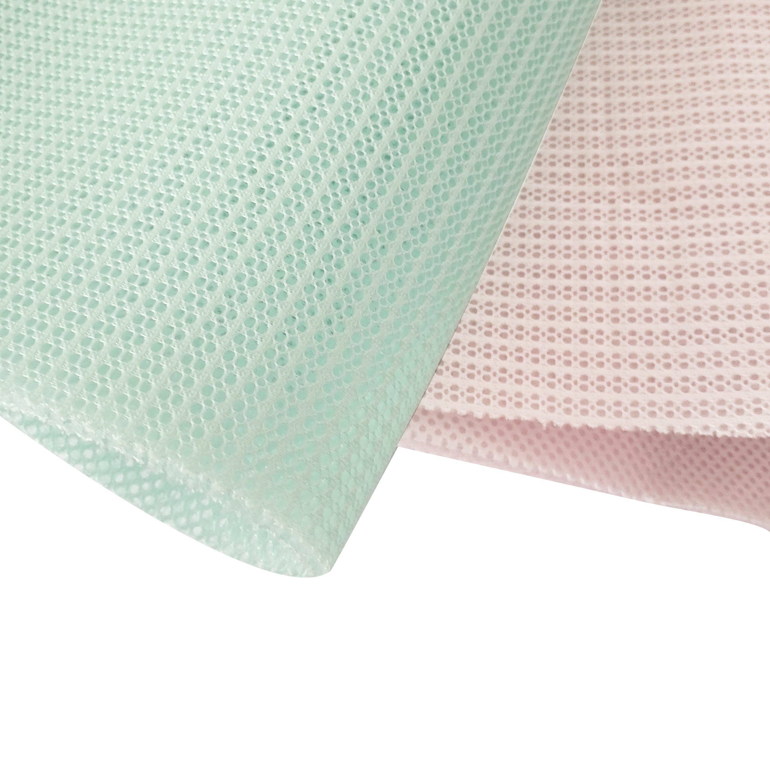newest Refreshing 100% Polyester Air Mesh Fabric For Sport Shoes,Bag, Spacer Mesh can add pvc coated