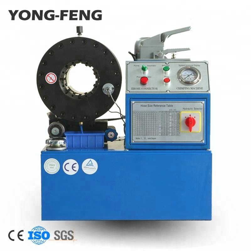 YONG-FENG YJK-120 гидравлический резиновый шланг гофрируя машина