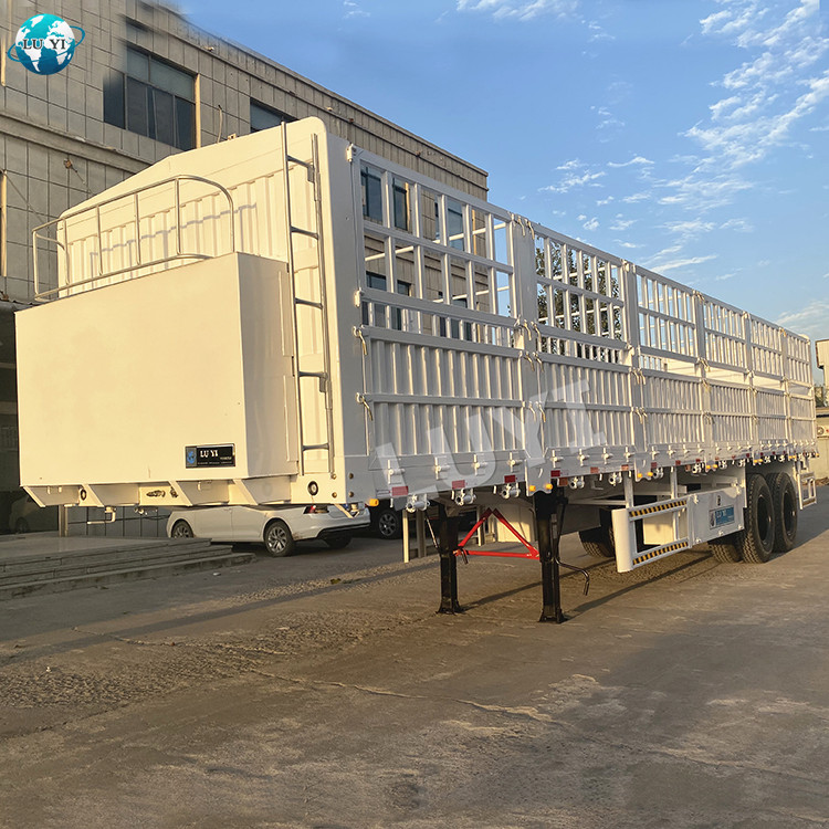 3 оси 4 оси груза Кола контейнерных перевозок закрытый пикап боковины 40ft грузовой забор полуприцеп для продажи