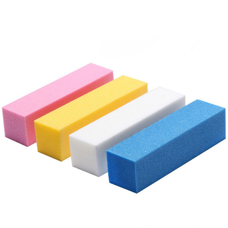 5/10 pcs high foam Nail Art Sanding Sponge Buffer Block Fingernail Grinding Nail File