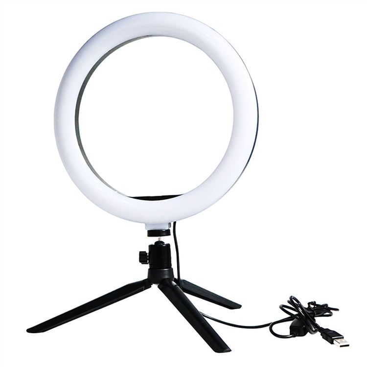 10 inch 26cm makeup light professional portable desktop ring light for live streaming photograph