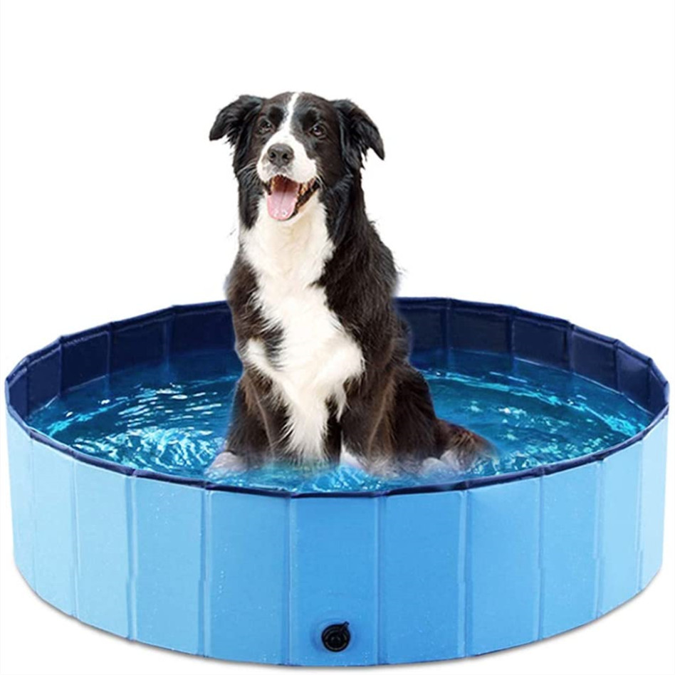 Hot Selling 80/120/160 cm outdoor Foldable Waterproof kids Pet Pool Bathtub Dog swimming pool Pet Bath Tub