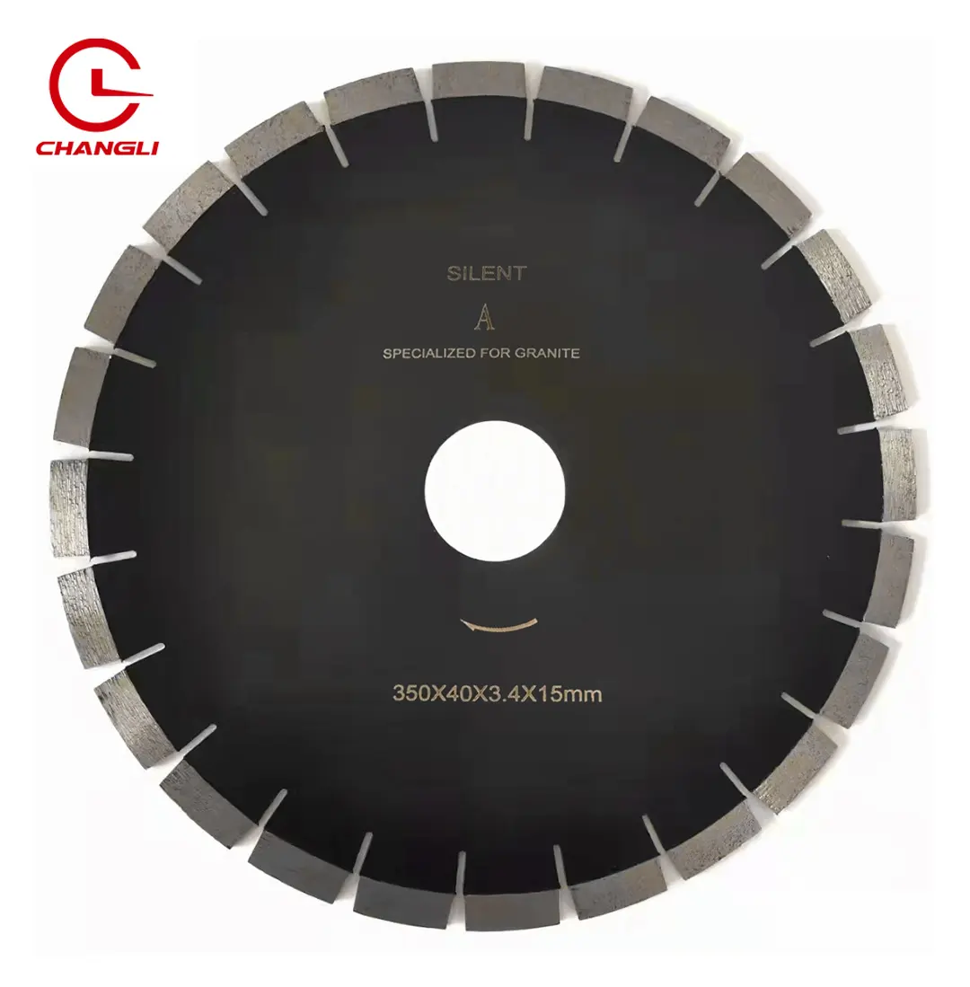 Hot Sale High-end 350mm14inch Diamond Silent Segment Long Life Slab Circle Cutting Disc Saw Blade For Granite Sandstone Marble