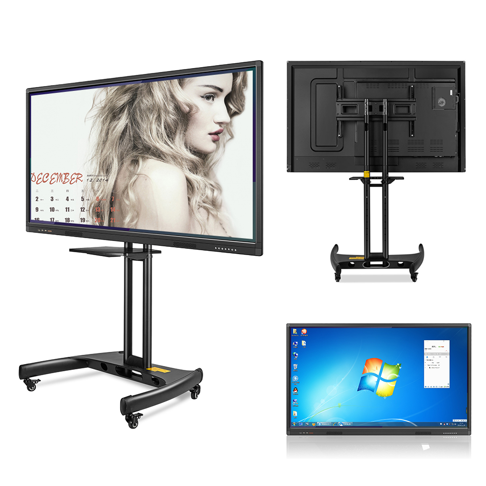 65 дюймов интерактивный дисплей Встроенный ops pc smart сенсорный экран все в одном ЖК дисплей Панель для школьного образования и встречи