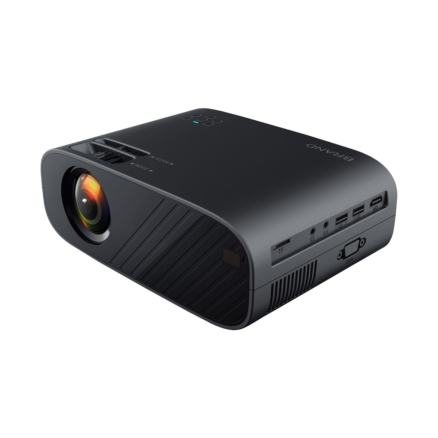 W90 HD мини светодиодный проектор кино видео проектор домашний 16800 люмен 1080P театр поддержка 1080P цифровой проектор красного и синего цветов 3D 1,3