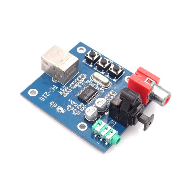 PCM2704 USB DAC to S/PDIF звуковая карта декодер плата 3,5 мм аналоговый выход F/PC