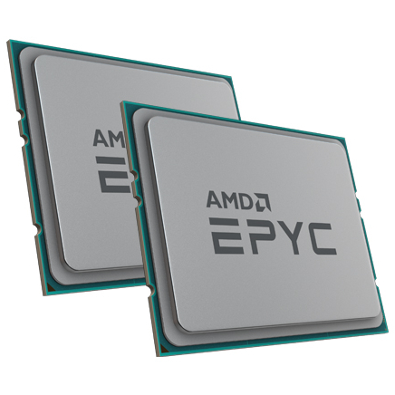 EPYC 7452 2,35 ГГц 32 сердцевины гнездо SP3 155W 100-000000057 процессора сервера