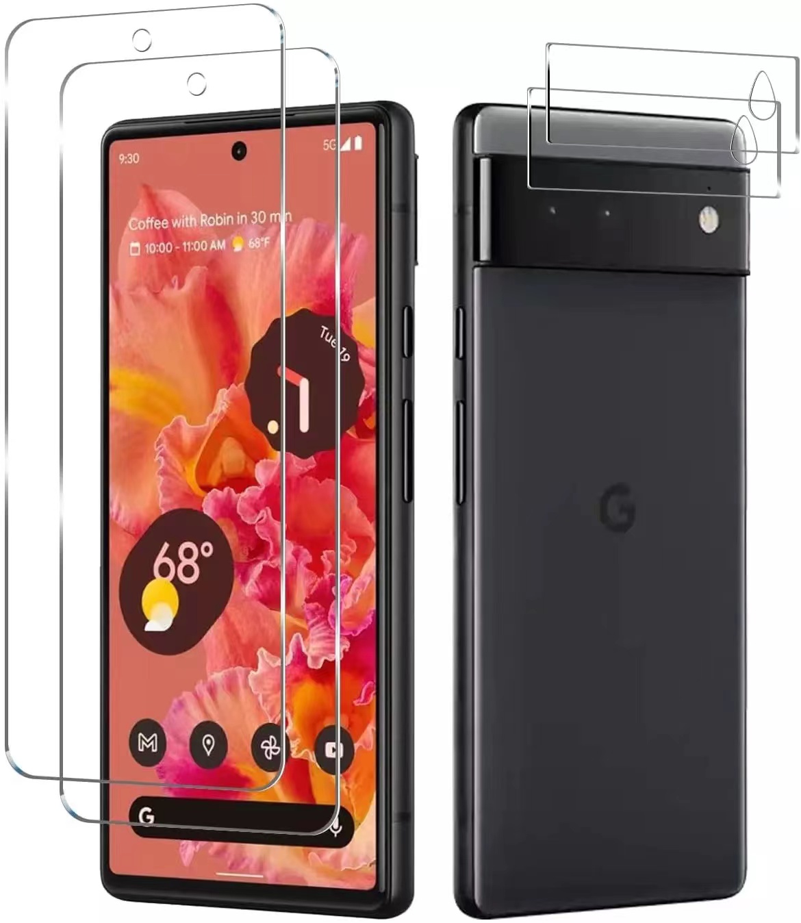 Защита для экрана для Pixel 7 / 7 Pro защита для объектива камеры из закаленного стекла хорошая герметичность